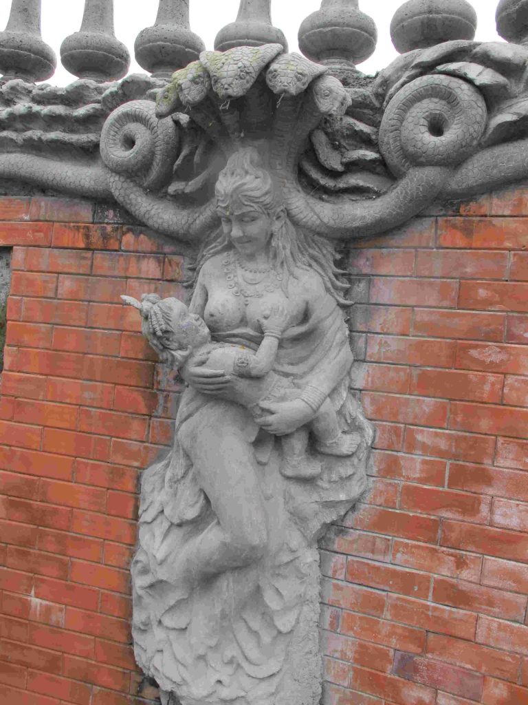 Mothers Love Art Statue On The Way To Gupteshwar Cave Pokhara