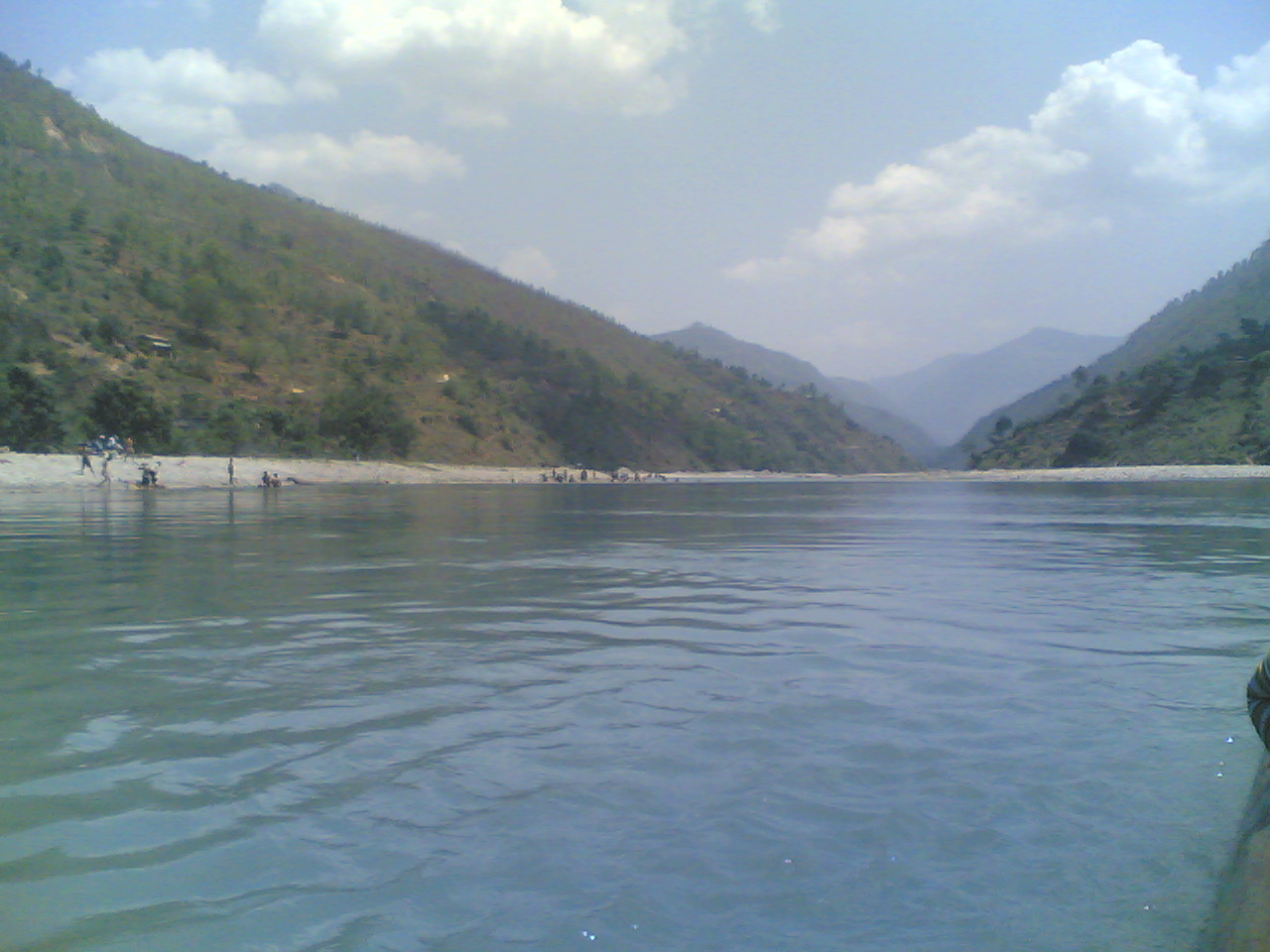 Sun Koshi River View In Dolalghat Nepal