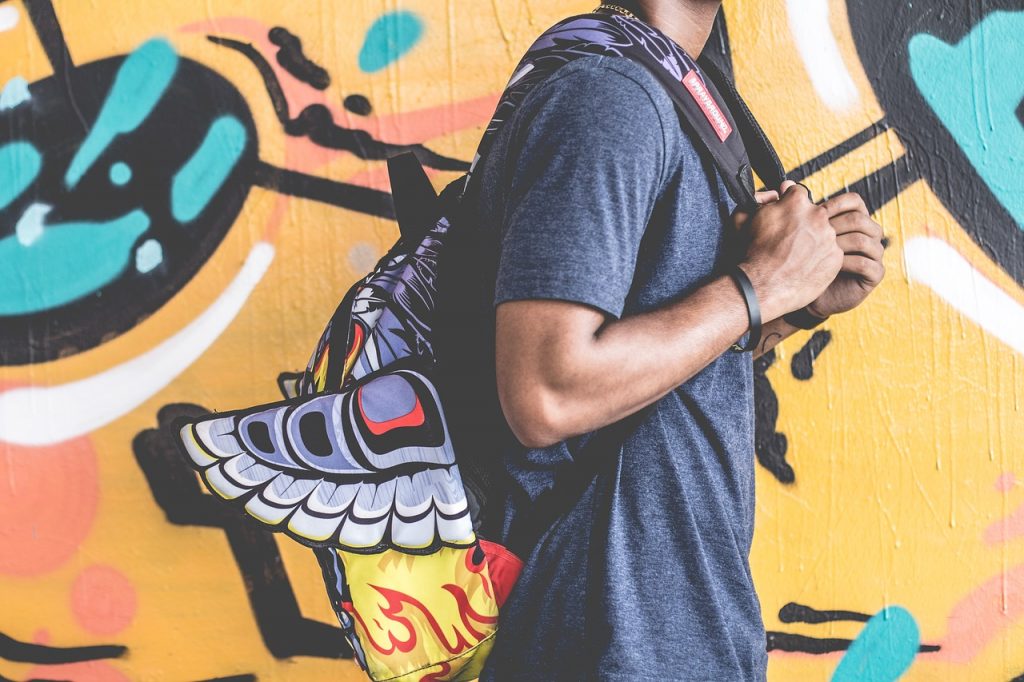 Student travel backpacking