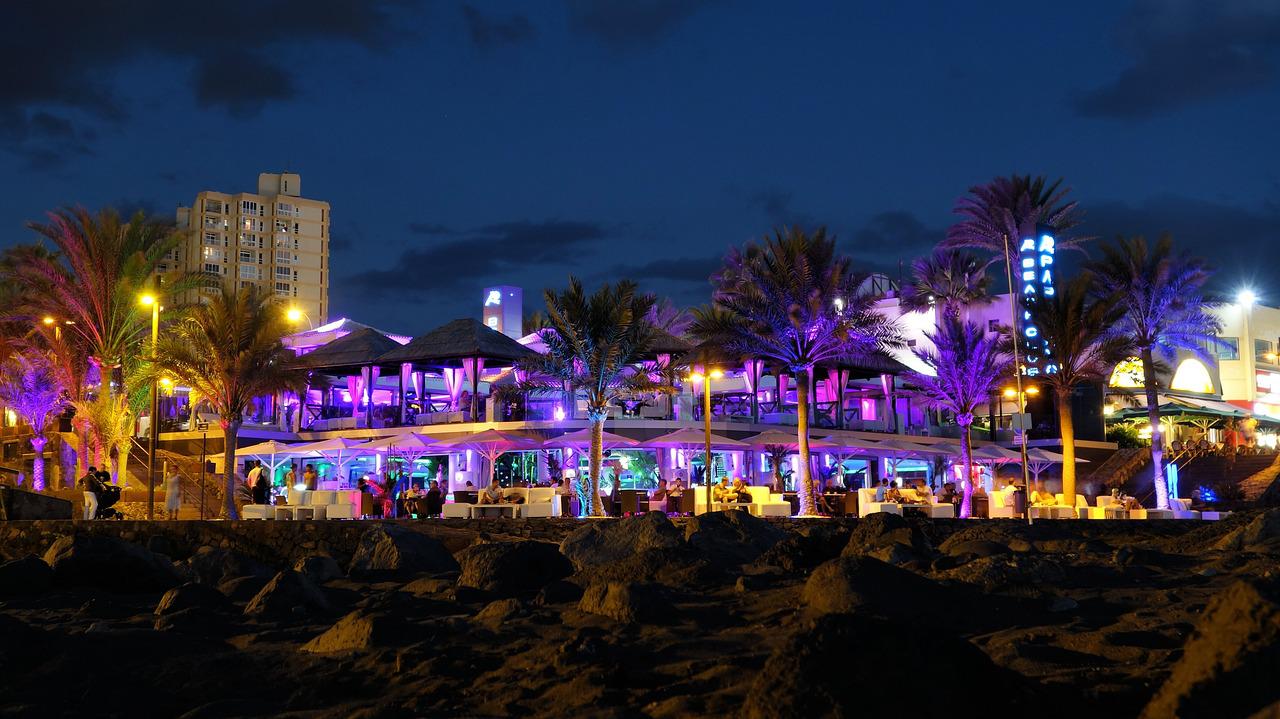 Beach bar in Miami