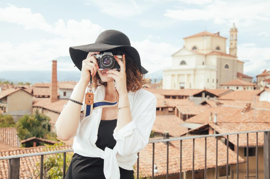 Tourist photographer